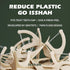 Natural Dental Floss Picks (300 Count) - Plant Based, PETA Approved Vegan, Eco Friendly, Sustainable Dental Flossers - Twin Floss (Mint)...