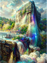 EOBROMD Fantasy Landscape Diamond Art Painting Kits for Adults, 5D Diamond Art Kits for Beginners, DIY Paint by Numbers with Full Drill Diamond Do...