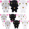 9 Pieces Mini Cat Plush Stuffed Animals Bulk Cute Small Stuffed Kitten Soft Cats Doll Plush Toys Hanging Pendant Ornament For DIY Keychain Birthda...