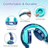 okcsc B2 Kids Cartoon Headphones with Mic, 85dB Safe Volume Limited On-Ear Headset for Kids Girls Boys, Foldable Adjustable 3.5mm Jack Stereo Wire...