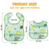 6Pcs Waterproof Toddler Bibs Baby Feeding Bib Set with Crumb Catcher Pocket Infant Adjustable Baby Teething Bib Babies Sleeveless Animals Food Bib...