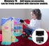 2 Pieces Dollhouse Miniature Furniture 1:12 Doll House Miniature TV Television with Remote Control Dollhouse Mini Model Toy Dollhouse Mini Decorat...