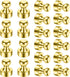 20Pack Gold Fridge Magnets for Whiteboard Small Refrigerator Magnets Office Magnets for Refrigerator Whiteboard Billboard in Kitchen Classroom Sch...