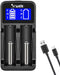 Intelligent Charger, Snado LCD Display Universal Smart Charger for Rechargeable Batteries Li-ion Batteries 18650 18490 18350 17670 17500 16340 145...