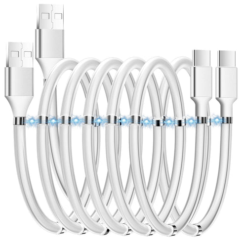 Magnetic Charging Cable,(3FT) Super Organized Charging Magnetic Absorption Nano Data Cable for Galaxy S23/S22 Ultra S21 S10E S9 Note 20 10 9 8 Pix...