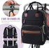 Diaper Bag Backpack, Baby Essentials Travel Tote Bag, Multi function Waterproof Backpacks, Travel Essentials with Stroller Straps & Pacifier Case ...