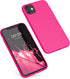kwmobile Case Compatible with Apple iPhone 11 Case - Soft Slim Protective TPU Silicone Cover - Neon Pink...