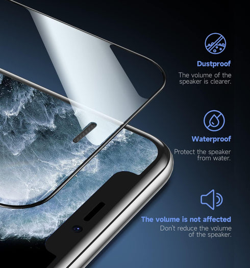 MAGIC JOHN 2 Pack for iPhone 11 Pro/iPhone X/iPhone XS 5.8 inch Tempered Glass Screen Protector, Auto Dust-Elimination Installation, Bubble Free, ...