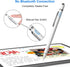 NTHJOYS 2 in 1 Rechargeable Digital Pen Fine Point Stylus for iPhone/iPad Pro/Mini/Air/Samsung and Other Touch Screens...
