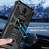 Ailiber Case for Cricket Icon 2, Cricket Icon 2 U325AC Phone Case with Screen Protector Tempered Glass, for Magnetic Car Mount, Kickstand Holder, ...
