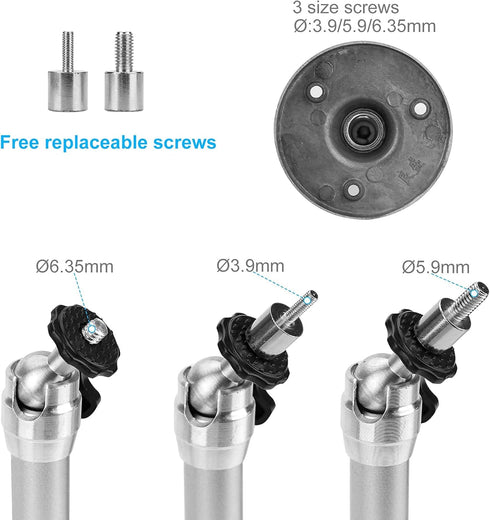 Mini Ceiling Wall Projector Mount Stand Compatible with QKK, DR.J, DBPOWER, Anker, VANKYO, AAXA, Jinhoo, PVO, TMY, AuKing and Most Other Mini Proj...