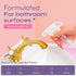 FOMIN Bathroom Cleaner Refill Tablets (12 Pack) - Magnolia Grapefruit - All-In-One Tablet Cleaner For Bathroom Cleaning - Bathroom Cleaner Solutio...