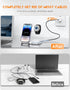 Wireless Charger, 3 in 1 Wireless Charging Station for Apple, Ultra-Thin Aluminum Alloy Charger for iPhone14/13/12/11/X/8 Series, for Apple Watch ...