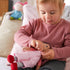 HABA Snug Up Doll Rumbi - 10" Soft Doll with Black Hair and Pink Overalls - Machine Washable for 18 Months and Up...