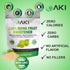 AKI Monk Fruit Sugar Free Sweetener Powder - Brown Raw Powder with Aroma of Sweetness - Ideal for Blended Beverages and May Helps in Weight Loss (...
