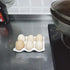 Ceramic Egg Holder Egg Tray Porcelain Fresh Egg Holder for Fridge Countertop Kitchen Storage Half Dozen 6 Cups (White)...