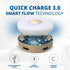 Ultra-Fast 6-Port USB Charging Hub QC 3.0 Technology - Universal Compatibility Android & iOS Devices, Cell Phones, Smart Watches-The Charging Stat...