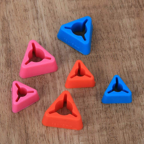 Triangular Crochet Needles Point Protectors Knitting Needles Tips Silicone Knit Point Protectors Sewing Accessories...