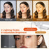 Travel Makeup Mirror, Rechargeable 1X/3X/5X Magnifying Trifold Makeup Mirror with Lights, 3 Color Lights, Touch Control Lighted Vanity Compact Mir...