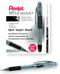 Pentel BK91MNA-A Pentel Mini R.S.V.P. Stick Ballpoint Pen, Translucent Brl, Black Ink, Med Pt, Pack of 12...