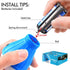 FLY2SKY Tent Lamp Portable LED Tent Lights Blue 4 Packs Hook Hurricane Emergency Lights LED Camping Lights Bulb Camping Tent Lanterns Camping Equi...