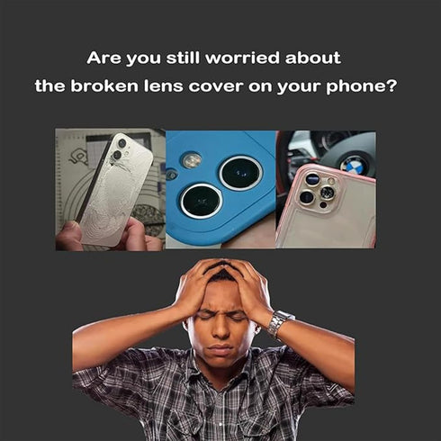 3pcs/Set Camera Lens Replacement for iPhone 15 Pro 6.1 inch Camera Lens Rear Glass Replacement with Pre-Installed Adhesive + Repair Tool Kit, Anti...