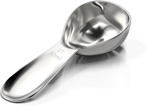 BALCI - Stainless Steel Coffee Scoop (2 Tablespoon Scoop) Exact Measuring Spoon for Coffee, Tea, Sugar, Flour and More! …...