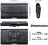 Takfox Phone Holster for Samsung Galaxy Note 20 Ultra S24 Ultra S23+S21 S20 A13 A14 A15 A35 A02S A03S A32 A23 A54,iPhone 15 Pro Max 14 13 XR Leath...