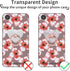 4Pcs Clear Cell Phone Ring Holder Transparent Phone Grips Stand Holder 360 Degree Rotation Finger Ring Holder for Most Phones, Tablet and Case(4 C...