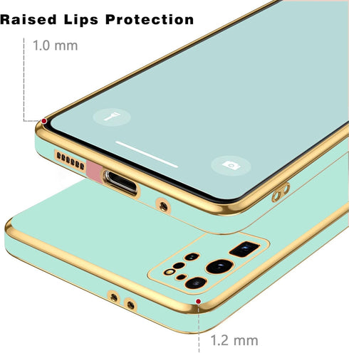 Galaxy S20 ULTRA Case, Designed for Electroplated Samsung Galaxy S20 ULTRA 4G/5G Phone Case, Case Soft TPU Protective Shockproof Flexible Samsung ...