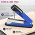 Metal Stapler Heavy Duty 50 Sheet Capacity with 1750 Staples and Staple Remover, Blue Stapler Full Strip Staplers for Desk, No Jam, Non-slip Offic...