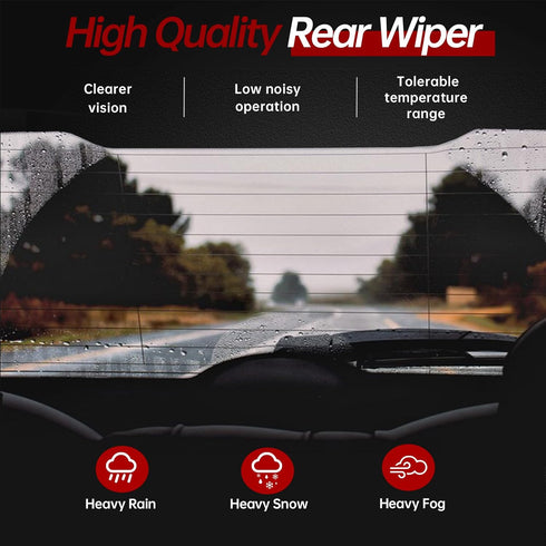 Replacement for Genuine GMC Acadia, Saturn Outlook 2007-2012, Rear Windshield Wiper Arm Blade Set - OTUAYAUTO Factory OEM Style 15276248...