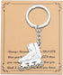 BNQL Roller Skate Gifts Keychain Roller Skating Gifts Roller Skater Gift for Skating Lover Team Gifts Roller Skates Key ring (roller skate keychai...