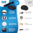 Wrist Rest with Ergonomic Mouse Pad - Memory Foam Desk Cushion for Carpal Tunnel by Everlasting Comfort...
