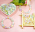 Wavlakth 600Pcs Mermaid Charm DIY Beads for Jewelry Making, Acrylic Heart Star Round Kandi Beads Assorted Plastic Pastel Beads Kit for Girls DIY C...