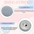 20Pcs Flatback Fabric Covered Button for Suits Gowns Blouses DIY Sewing Accessories,25mm/1in(8#;Light Blue)...