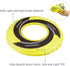SKIPDAWG Interactive Dog Tug Toy, Dog Flying Disc Dog Water Toy Non-Toxic Light TPR/Nylon Fabric, Pet Training Toys/Outdoor Exercise Toys for Dogs...