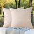 OTOSTAR Pack of 2 Waterproof Outdoor Indoor Throw Pillow Covers 20x20 Inch Garden Decorative Pillow Covers Square Pillowcases Outdoor Patio Cushio...