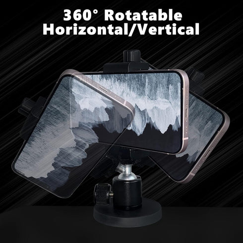 Gym Magnetic Phone Mount Holder, Heavy Duty Magnet Base Cell Phone Clamp, Attracts to Ferrous Metal Surface, Designed for Gym, Motorcycles Tank, T...