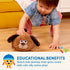 Battat – Plush Crawling Toy Dog – Interactive Stuffed Animal – Toy Puppy With Movement & Sounds – Tummy Time Toys For Toddlers – 12 Months + – Wag...
