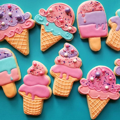Soft Serve Ice Cream Cone Cookie Cutter, 4" Made in USA by Ann Clark...