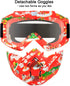 SPOSUNE Motorcycle Goggles Paintball Mask, Detachable Face Mask ATV Goggles, Dirt Bike Goggles Safety Ggoggles for Men Women...