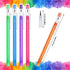 Outus Non-Sharpening Pencils HB Translucent Pencil Stacking Point Pencils for Kids Stackable Pencil with Matching Eraser for Taking Notes, Writing...
