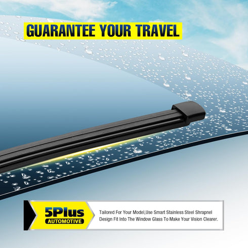 5 PLUS® 16 Inch Rear Wiper Blade Replacement for BMW X7 2022 2021 2020 2019 Volvo C30 2010 2009 2008 2007, BACK Windshield Wiper Blade (A401H)...
