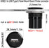QIANRENON USB2.0 to USB B Threaded Fixed Printer Adapter USB2.0 Female to USB Type B Female Panel Mount Round Connector for PC Printer Scanner Lap...