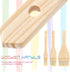 3 Pcs Hake Brushes Flat Watercolor Brushes Artist Painting Brushes Soft Sheep Hair Brushes for Ceramic Pottery Paint Painting White...