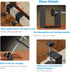 JEEJINYAN® 4 Pcs C Clamps, Drawer Front Installation Clamps, Cold-Rolled Steel Clamps for Woodworking, Can Be Used as Door Installation Tools and ...