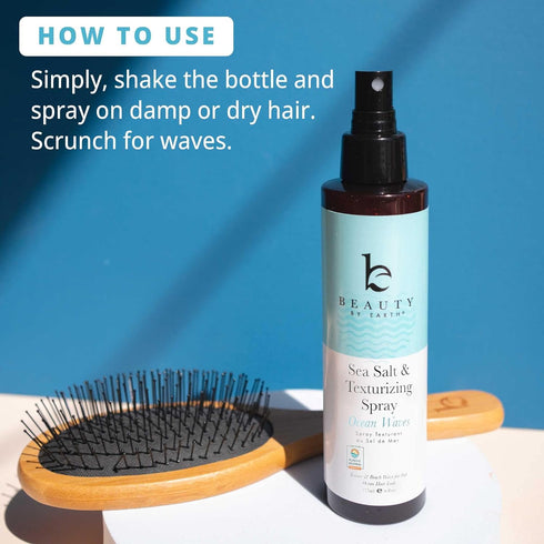 Sea Salt Spray for Hair - USA Made from Natural & Organic Ingredients, Texturing Spray for Men & Women, Hair Texture Spray for Fine Hair, Salt Wat...