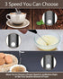 Rechargeable Electric Milk Frother - 3 Speeds, Stainless Steel Whisk for Bulletproof Coffee, Cappuccino, Chocolate, Tea, Matcha...
