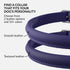 CollarDirect Rolled Leather Dog Collar, Soft Padded Round Puppy Collar, Handmade Genuine Leather Collar Dog Small Large Cat Collars 13 Colors (13-...